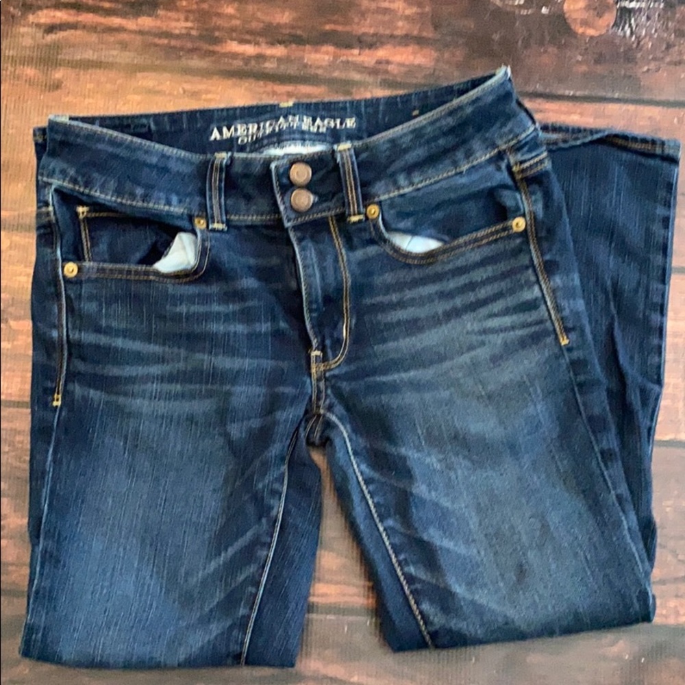 American Eagle Artist Crop Denim